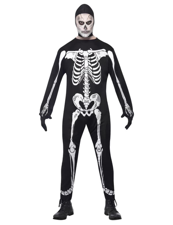 Miesten luuranko Halloween-asu L