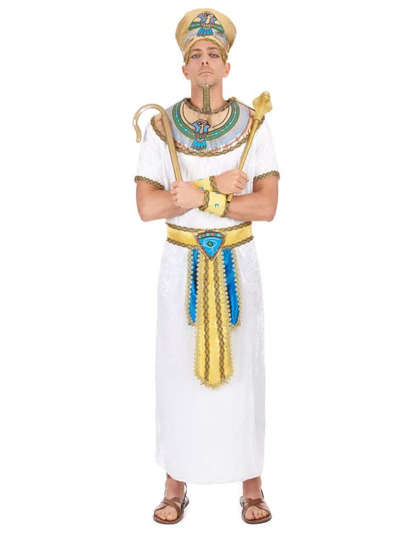 Egyptisk konge i full kostyme L