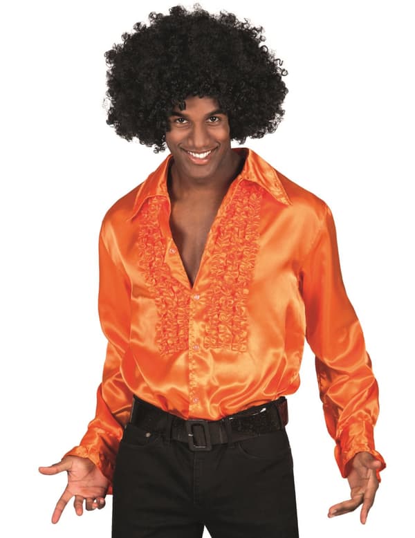 Skjorta disco orange man