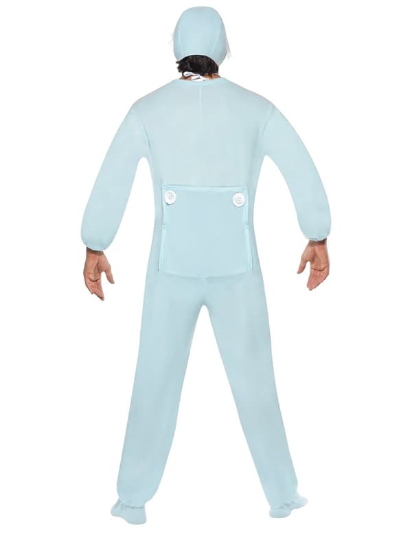 Lyseblå babykostume til mænd. Size-M