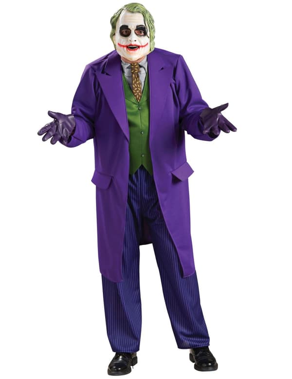 Joker Dark Knight™ luksuskostyme for voksne Medium