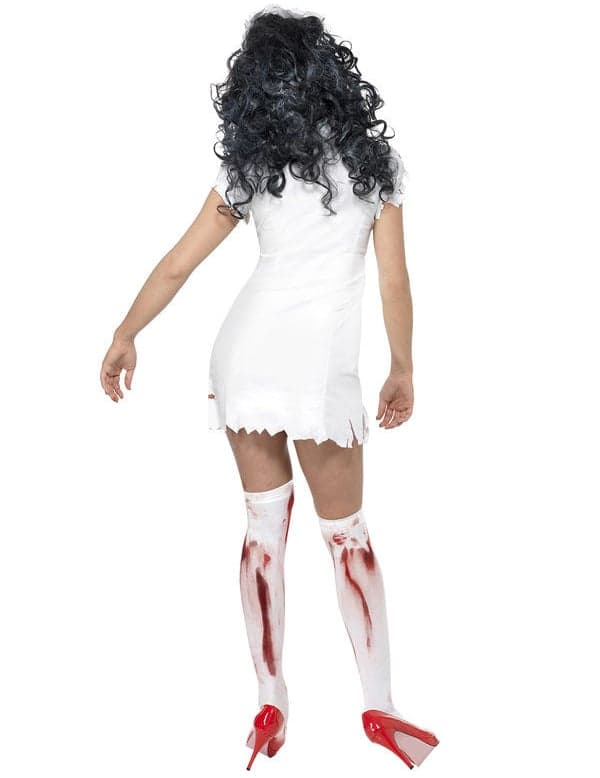 Halloween-sykepleier-zombiekostyme