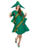 Miniatyrbillede 1 af 3: Kostume juletræ med humoristiske dekorationer til kvinder jul. Size-M
