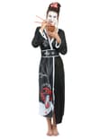 Miniatyrbilde 1 av 6: Svart og hvit geisha-kostyme