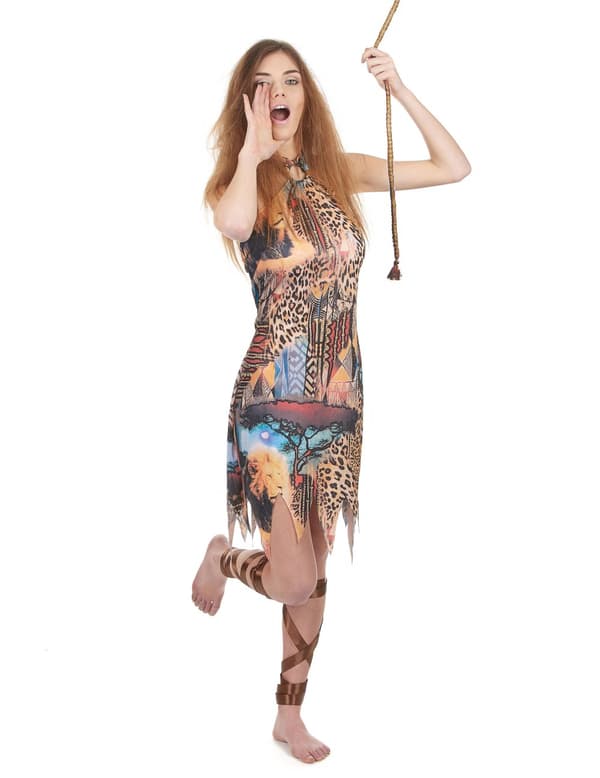 kostyme som jungelkvinne. Size-One Size (40)