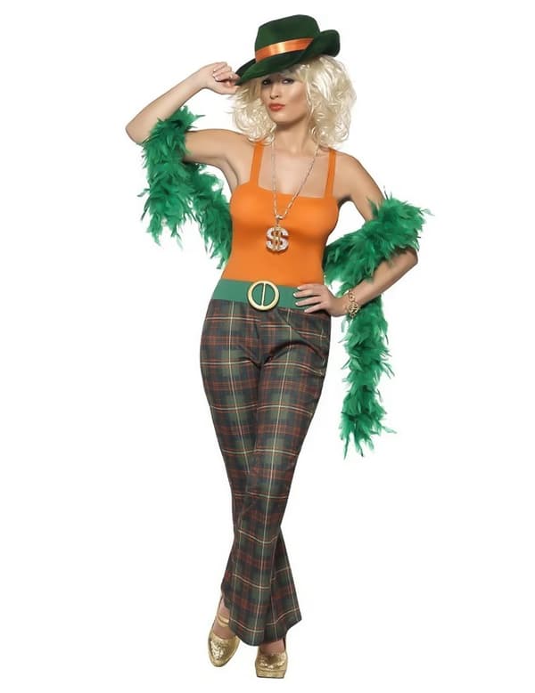 Kostume pimp lady til kvinder. Size-M