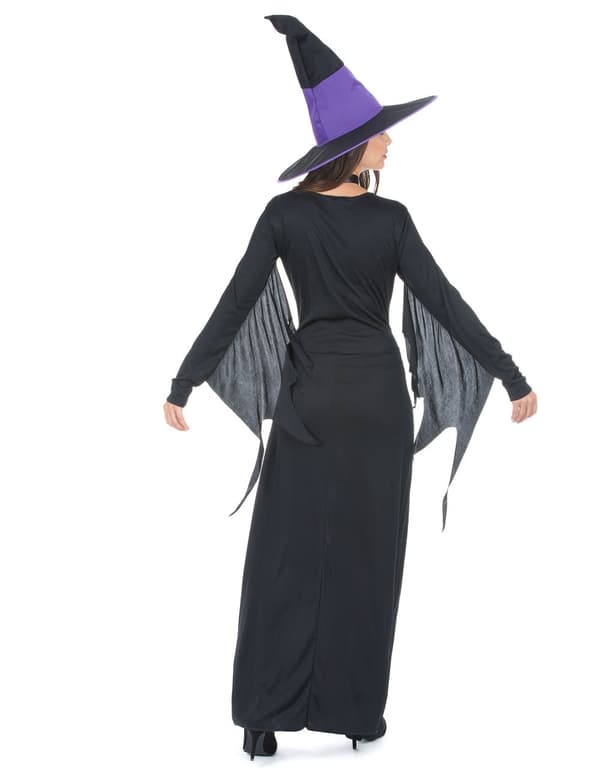 Heksekostyme til Halloween for kvinner. Size-One Size (40)