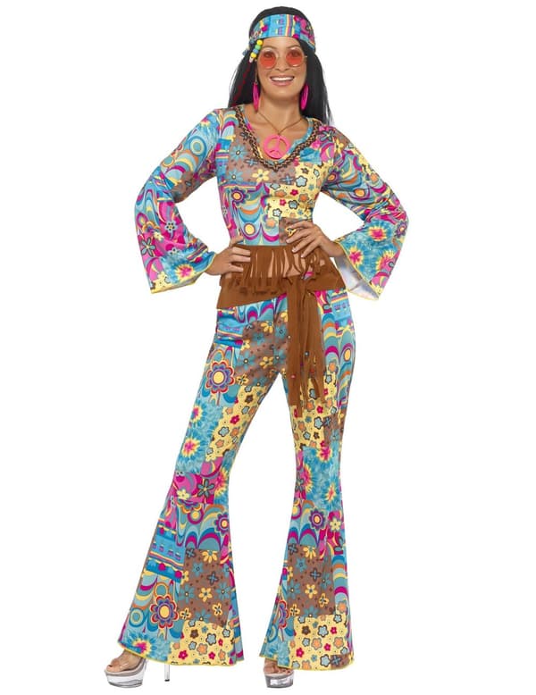 Hippie Mom - Hippie kostyme for kvinner