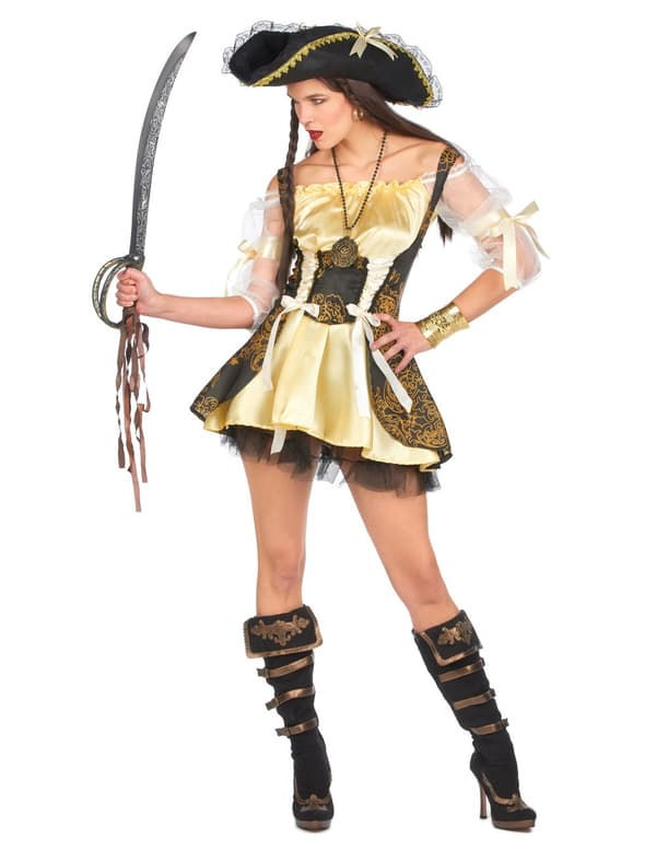 Mrs. Elegant - Piratkostume til kvinder