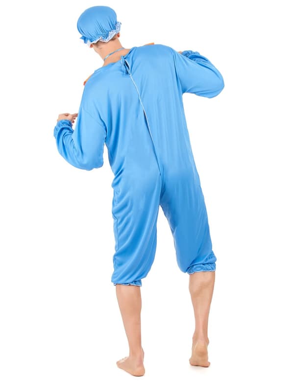 Blå og gul babykostyme mann. Size-One Size (42)