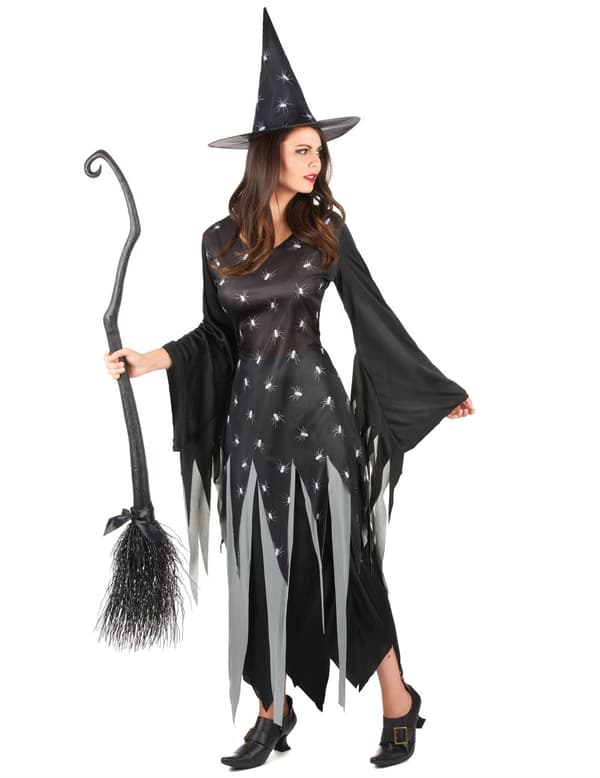 Spindel viskaren - Häxdräkt till Halloween för vuxna. Size-One Size (40)