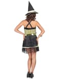 Miniatyrbilde 2 av 3: Halloween-heksekostyme i gull. Size-One size