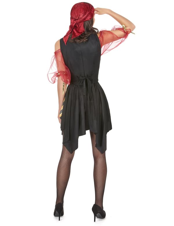 Mrs. Red - Piratkostume til kvinder