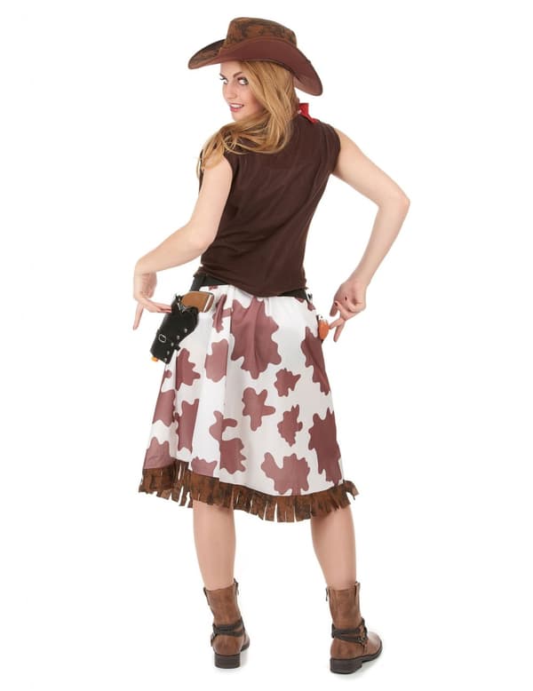 Klassisk cowgirl-kostyme for kvinner. Size-One Size (40)