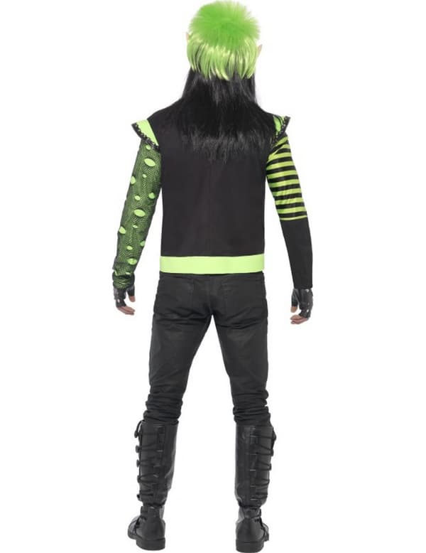Grønn gotisk jakke for menn. Size-M