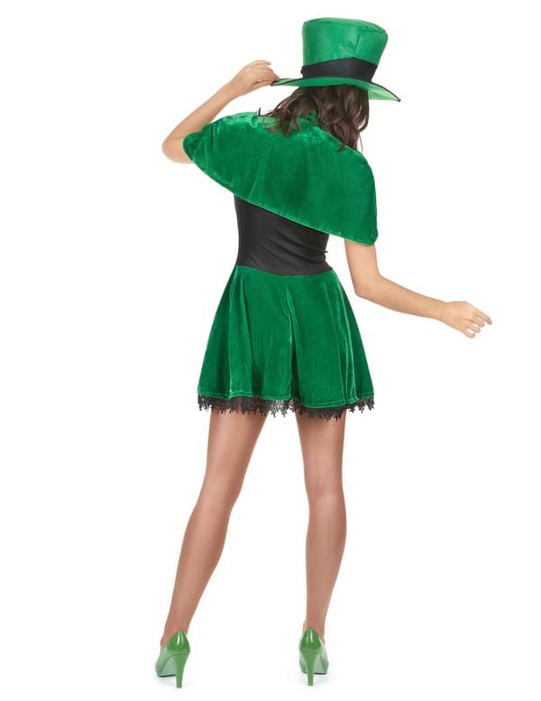 St. Patricks leprechaun-kostyme for kvinner