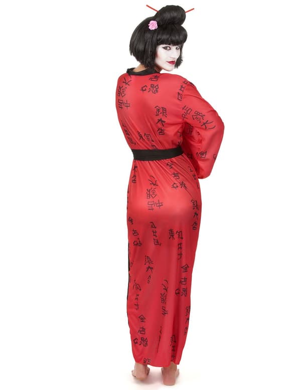 Geisha-kvinne i kimono-kostyme. Size-One Size (40)
