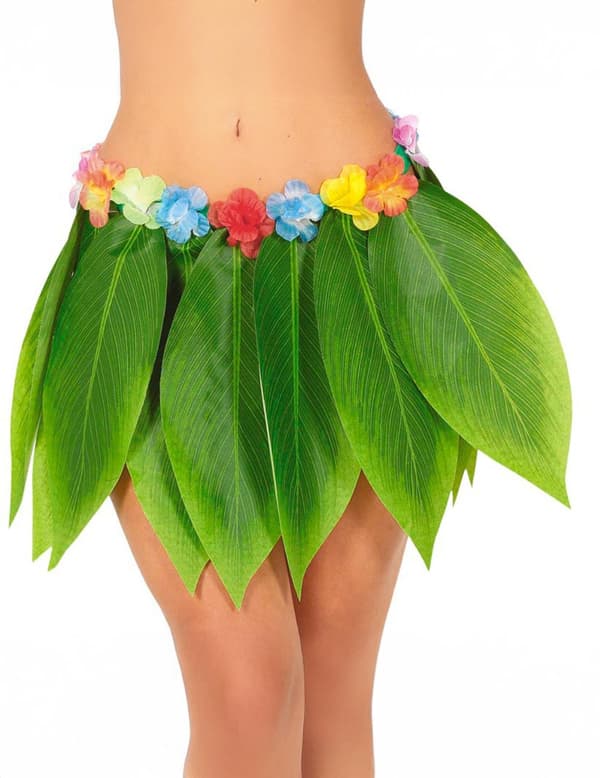 Hawaiian bananbladskjørt for voksne. Size-One size
