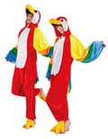 Miniatyrbillede 1 af 4: Papegøjekostume voksen. Size-M/L
