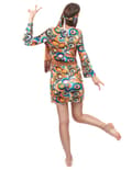 Miniatyrbilde 3 av 6: Hippiekostyme for kvinner med runde motiver