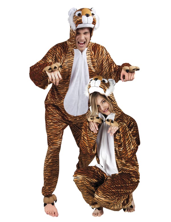 Tiger-utklädnad vuxen. Size-M/L