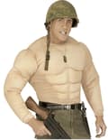 Miniatyrbilde 1 av 6: Falsk militær muskeltorso for voksne