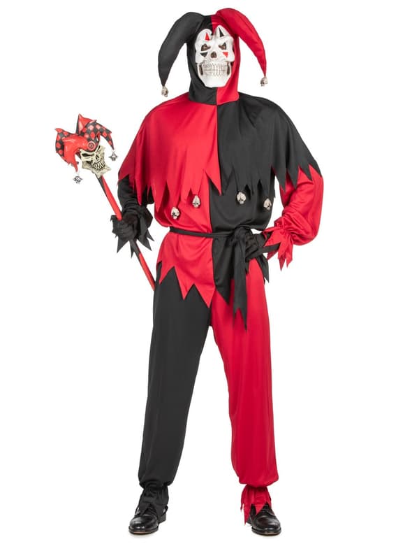 Crazy Joker voksen kostyme