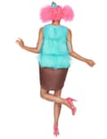 Miniatyrbilde 3 av 3: En kvinnes turkise cupcake-kostyme. Size-One size