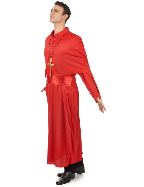 Rød prestekostyme for voksne. Size-One Size (42)