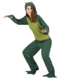 Miniatyrbilde 2 av 2: Froskedress med hette for kvinner. Size-One size