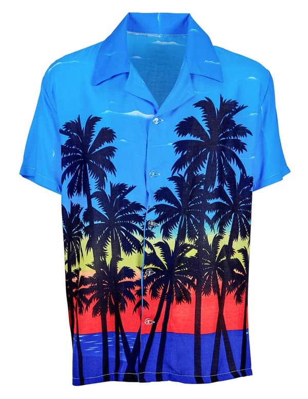 Havaijilaistyylinen turistin kauluspaita aikuiselle