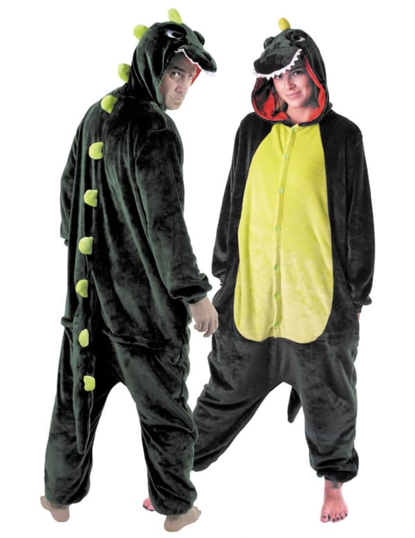 Dinosaurkostyme for voksne. Size-One size