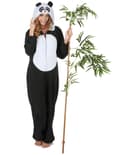 Miniatyrbilde 1 av 2: Panda-kostyme for kvinner. Size-One size