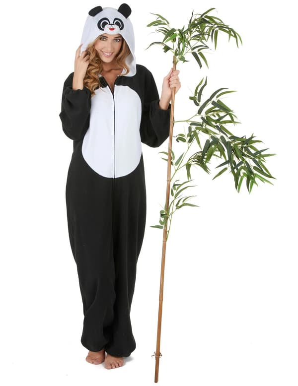 Panda-kostyme for kvinner. Size-One size
