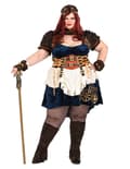 Miniatyrbilde 3 av 8: Retro-futuristisk steampunk-kostyme for kvinne