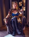 Miniatyrbilde 2 av 8: Retro-futuristisk steampunk-kostyme for kvinne