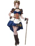 Miniatyrbilde 1 av 8: Retro-futuristisk steampunk-kostyme for kvinne
