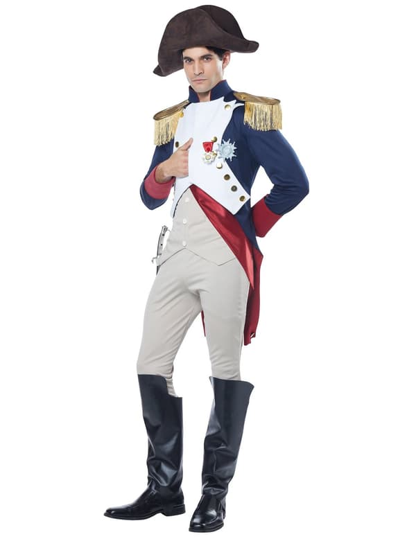 Fransk keiser Napoleon luksus herrekostyme