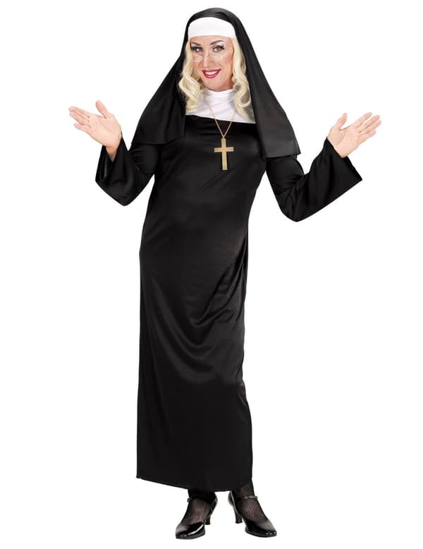 Voksen nonne humoristisk kostyme. Size-XL