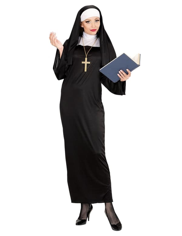 Voksen nonne humoristisk kostyme. Size-XL