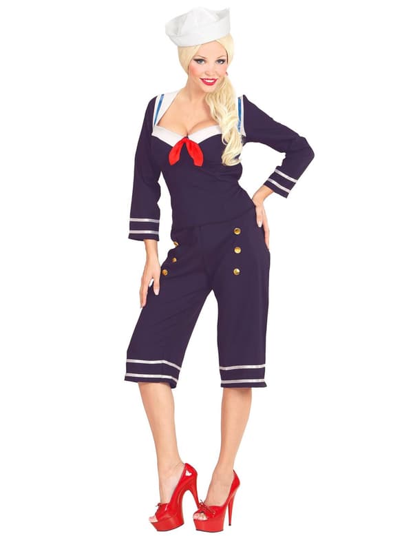 Pin-up tyylinen merimiesasu naiselle