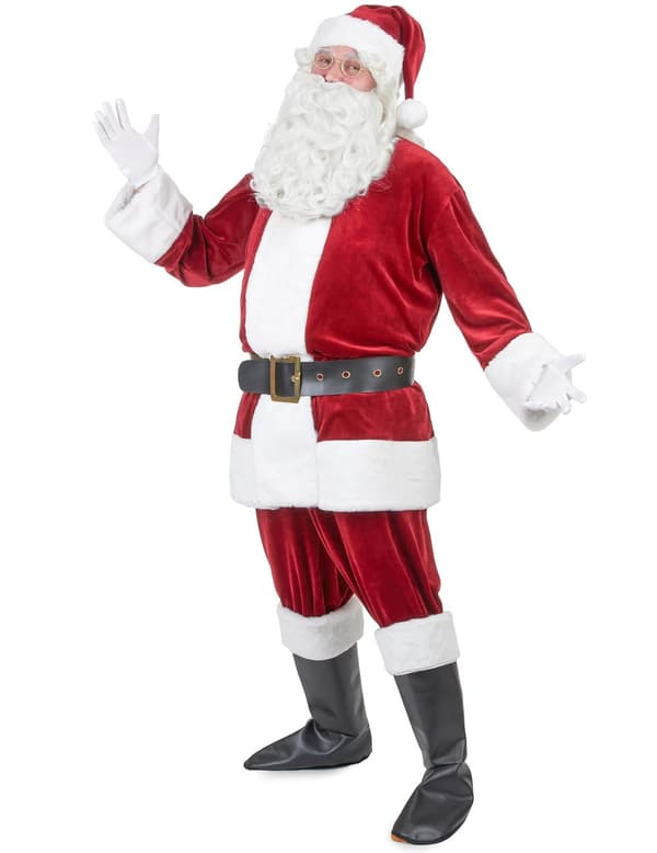 Lyxig tomtedräkt för vuxna till jul