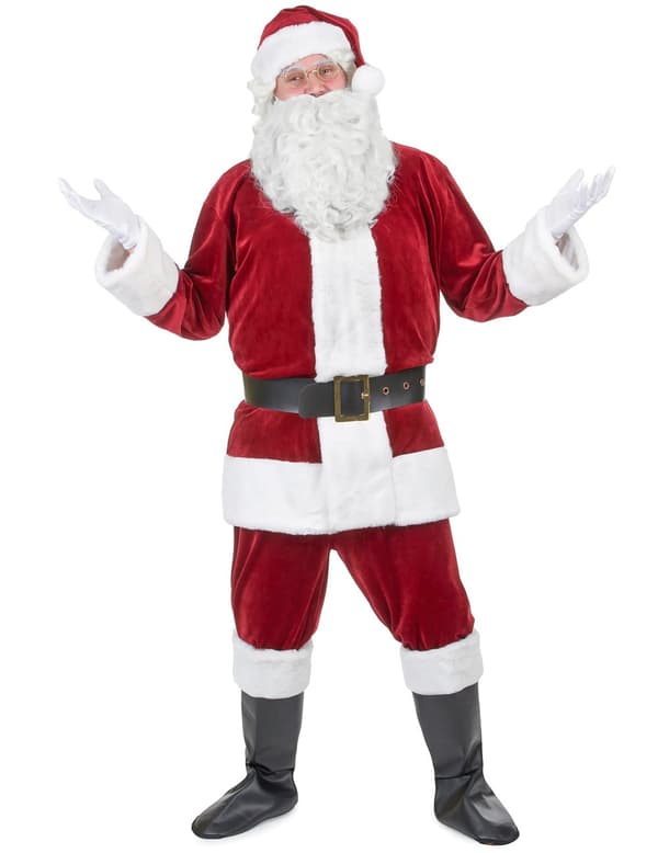 Lyxig tomtedräkt för vuxna till jul