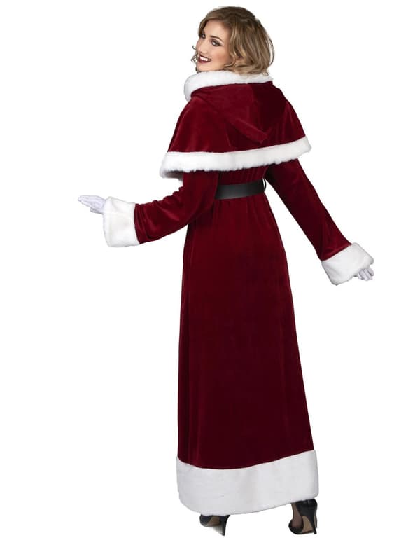 Super Deluxe Mrs. Claus-kostyme for voksne