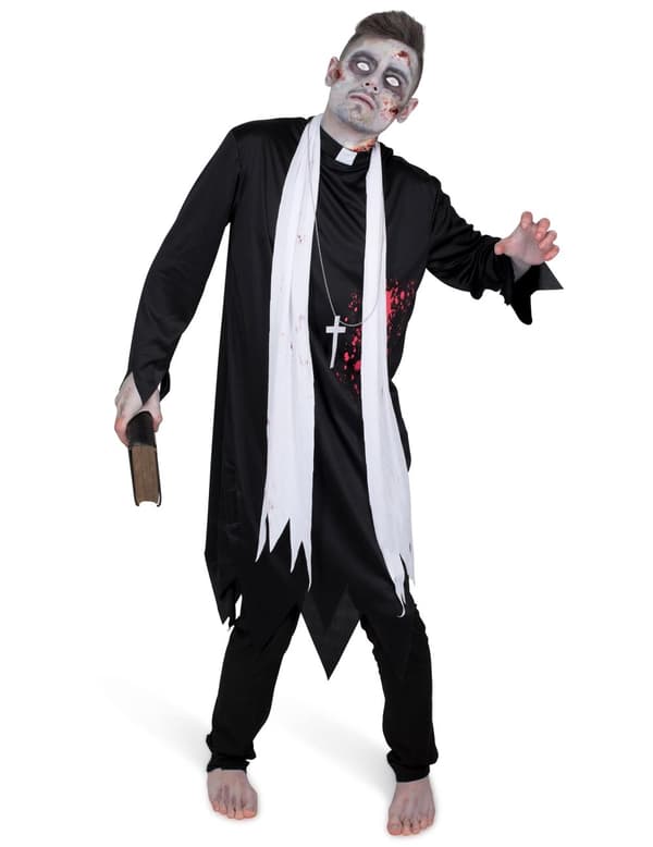 Zombifisert prest forkledd som mann L