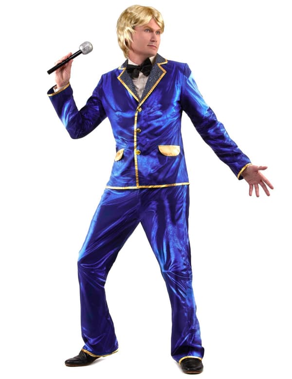 Kostume disco i blå til mænd