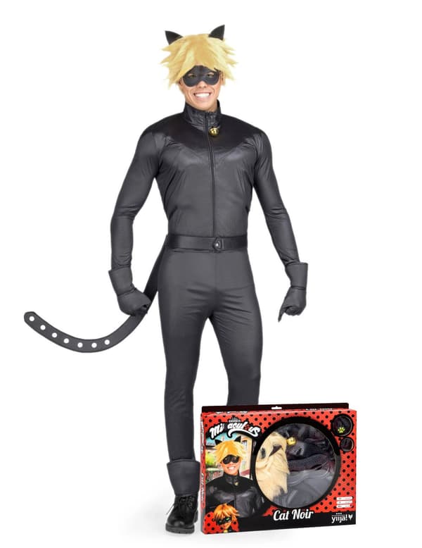 Kostume Cat Noir Miraculous™ til voksne