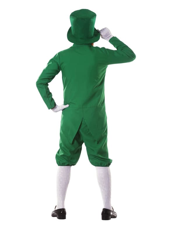 Grønn nisse forkledd som mann