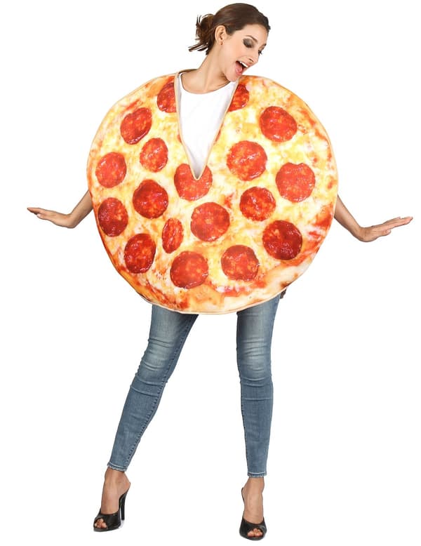 Pizza Pie - Maskeradkläder för vuxna. Size-One Size (42)
