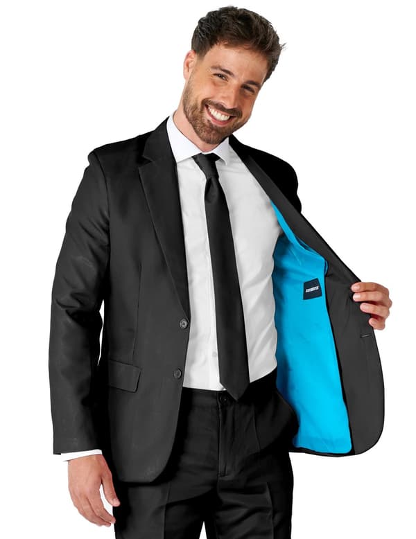 Mr. Solid jakkesæt sort mand Suitmeister™